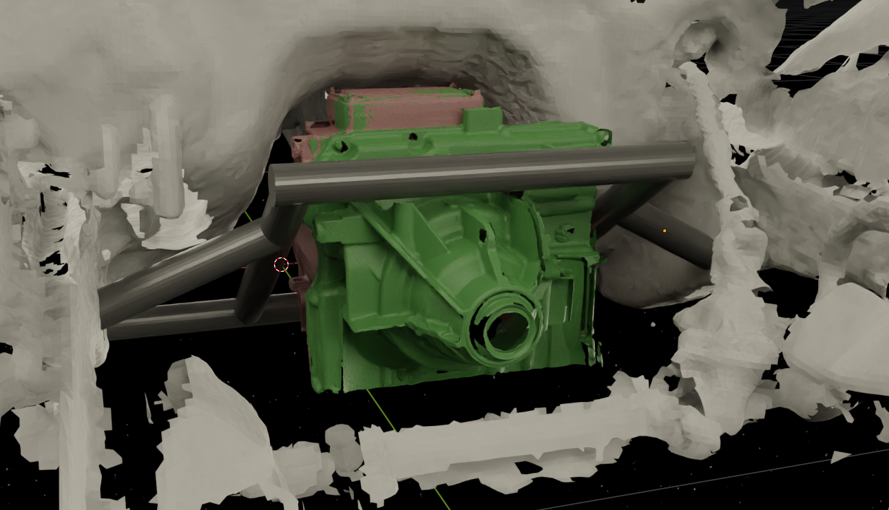 motor subframe model front